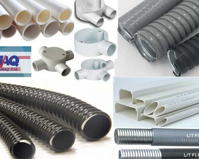 Flexible liquid-tight hose, PVC pipes and fitting